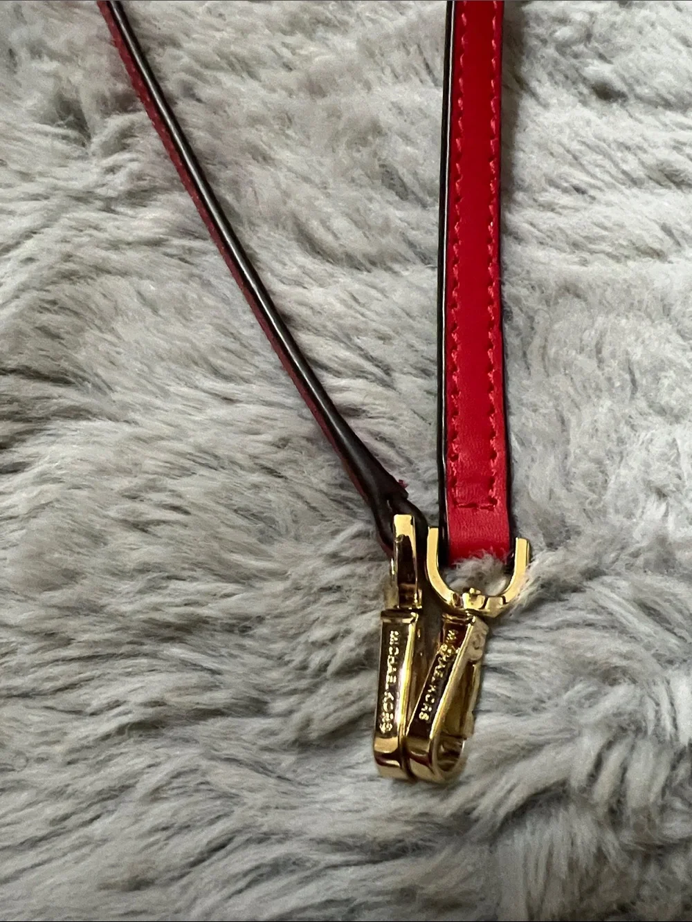 Michael Kors Avril Small Leather Top-Zip Satchel